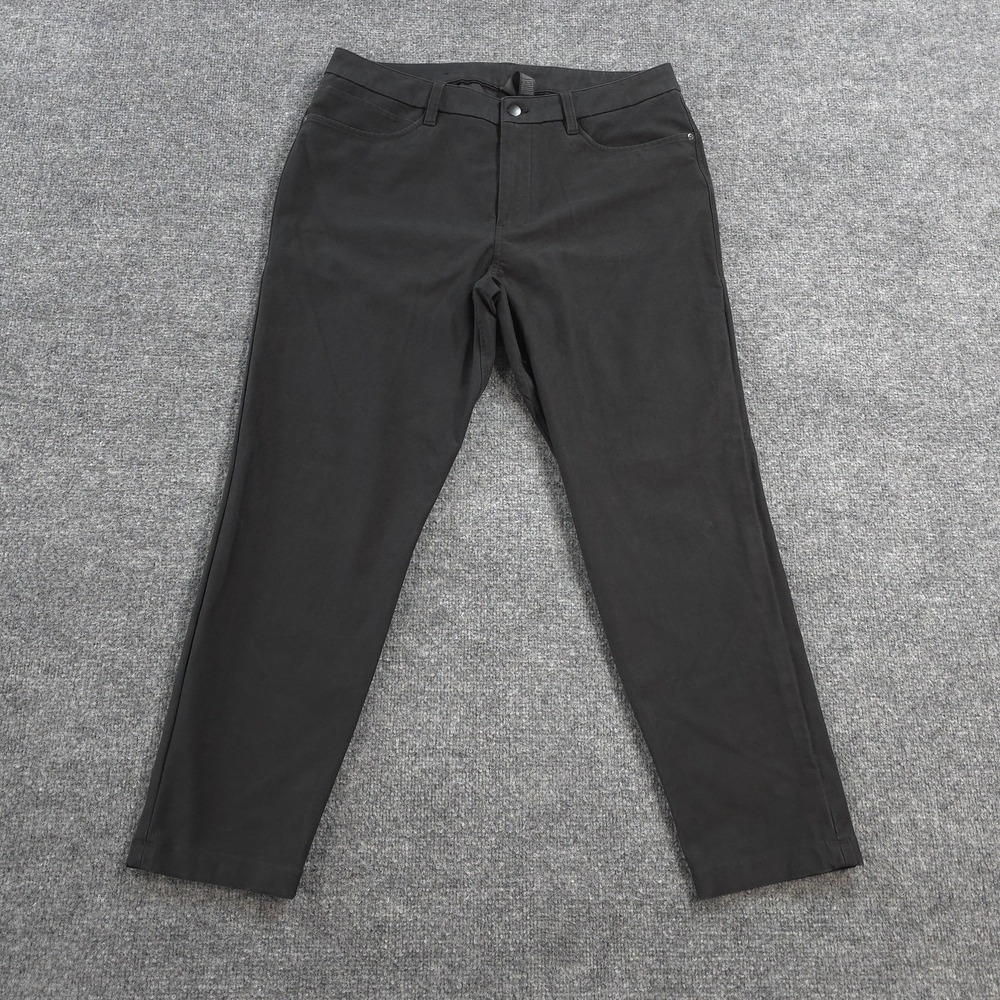 Lululemon Pants Mens 33x28 Black ABC Stretch 5 Pocket Utilitech Travel Tech